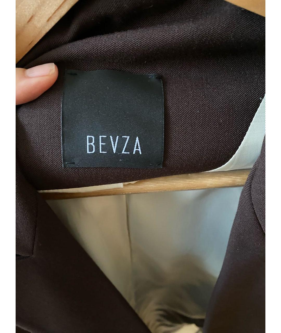 BEVZA Коричневый шерстяной жакет/пиджак, фото 3