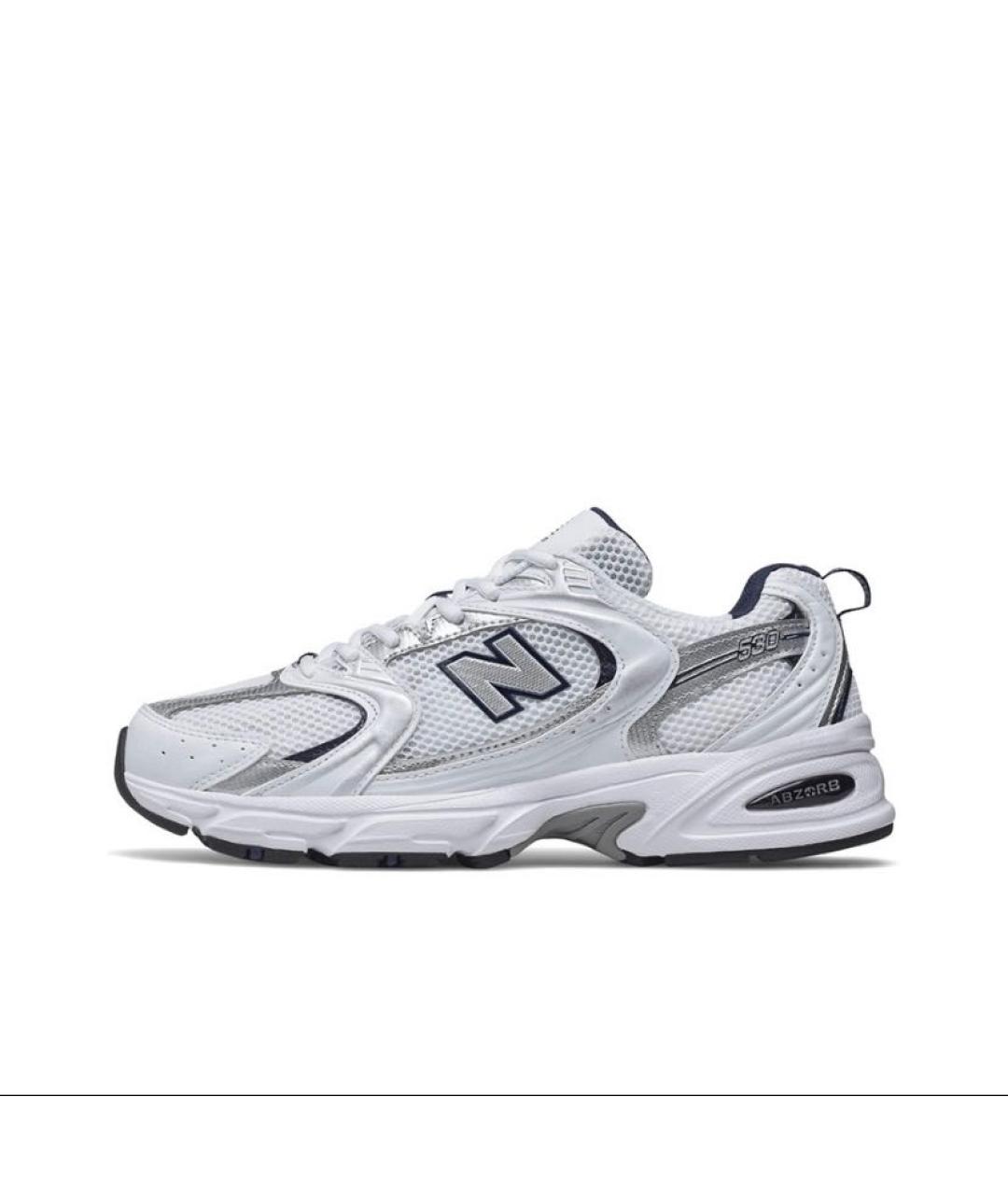 NEW BALANCE Темно-синие текстильные кроссовки, фото 8