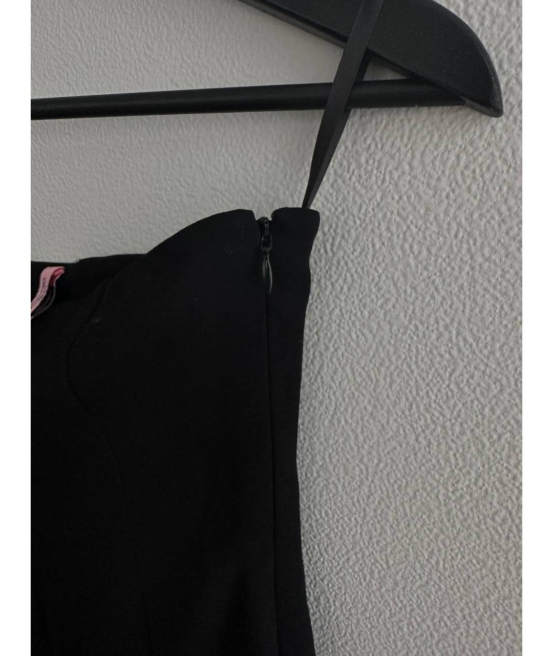 AGENT PROVOCATEUR Черная вискозная юбка миди, фото 4