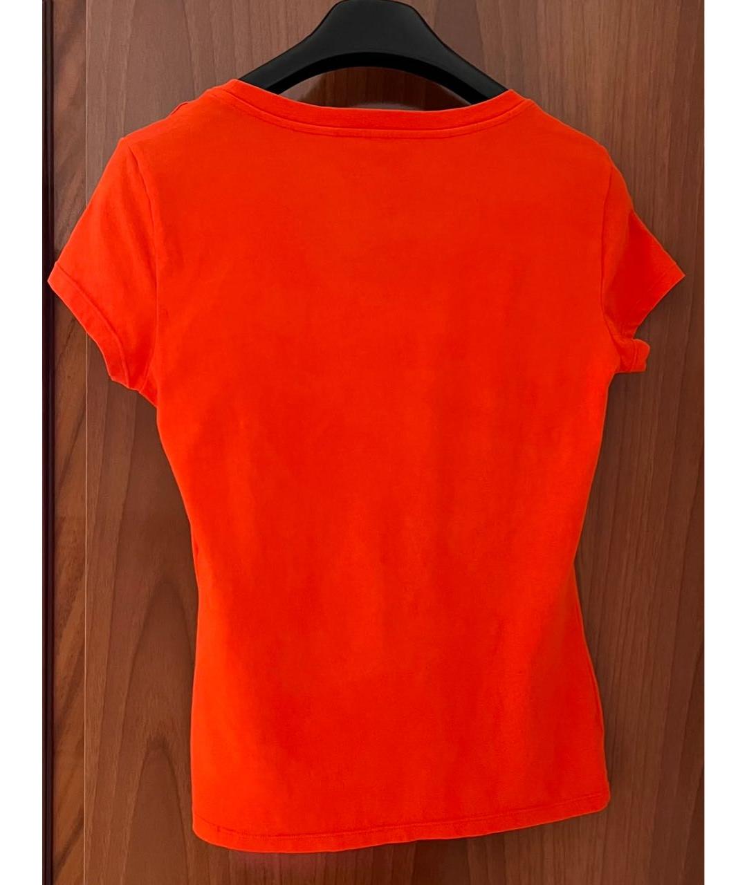 ARMANI EXCHANGE Оранжевая футболка, фото 2