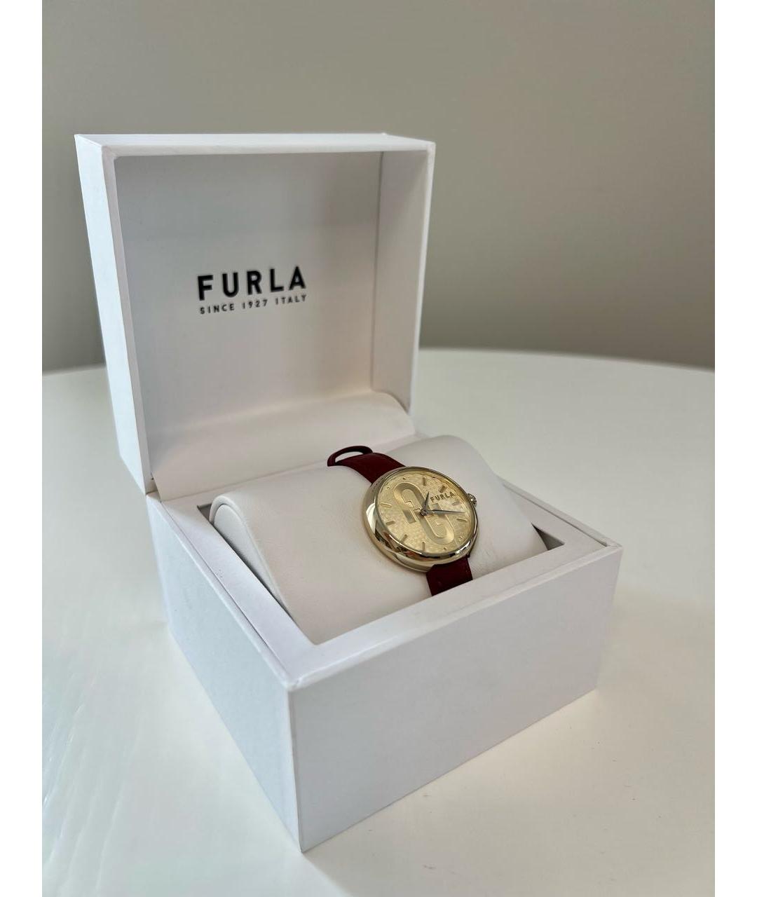 FURLA Бордовые часы, фото 6