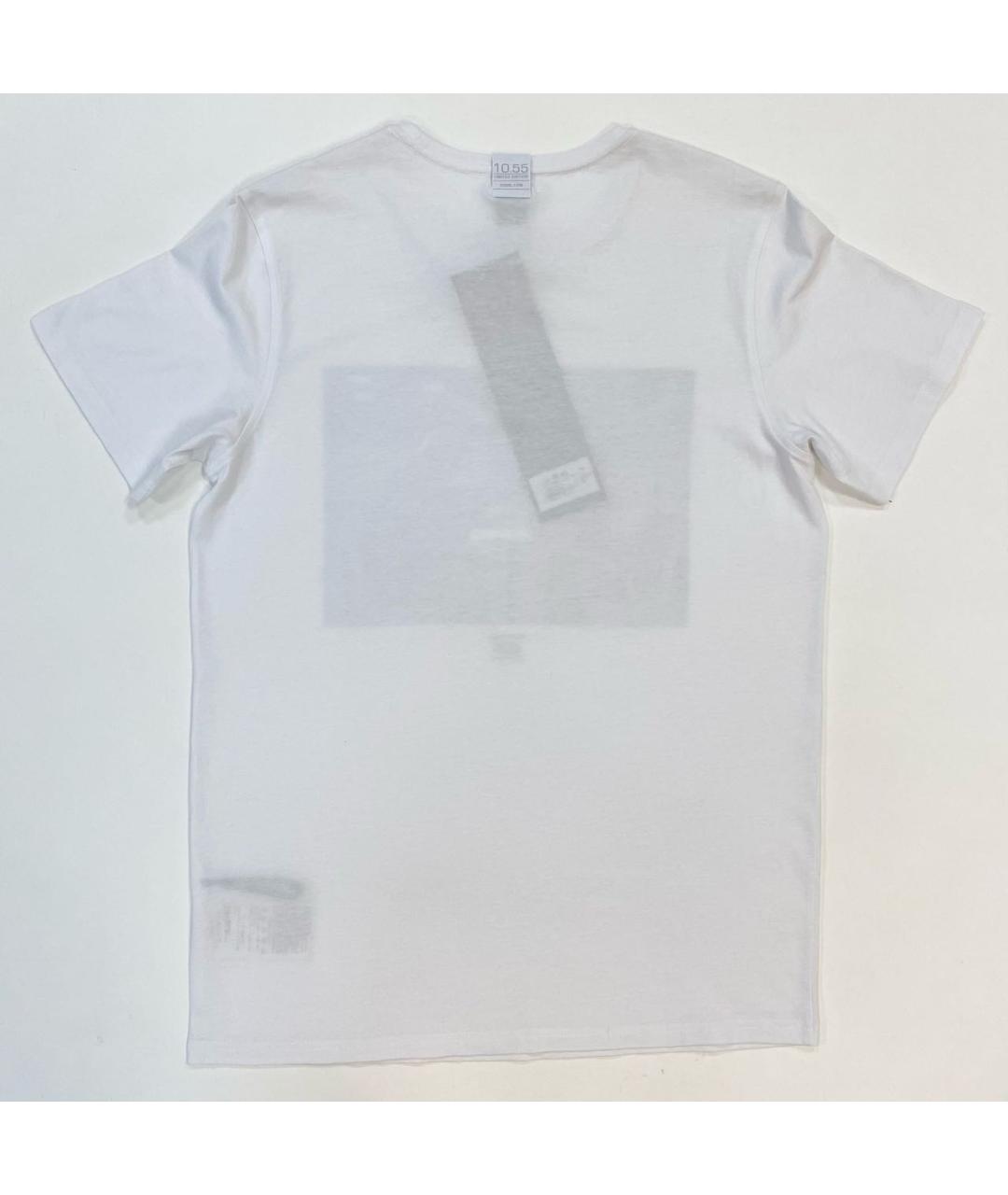 DIESEL Белая хлопковая футболка, фото 3