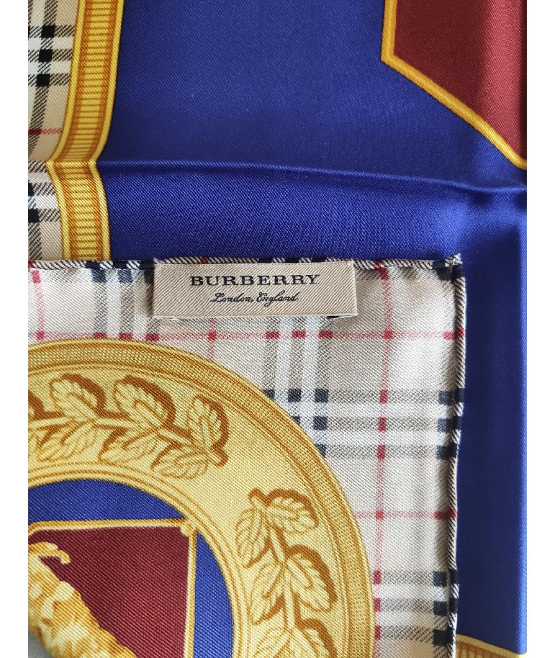 BURBERRY Мульти шелковый платок, фото 6
