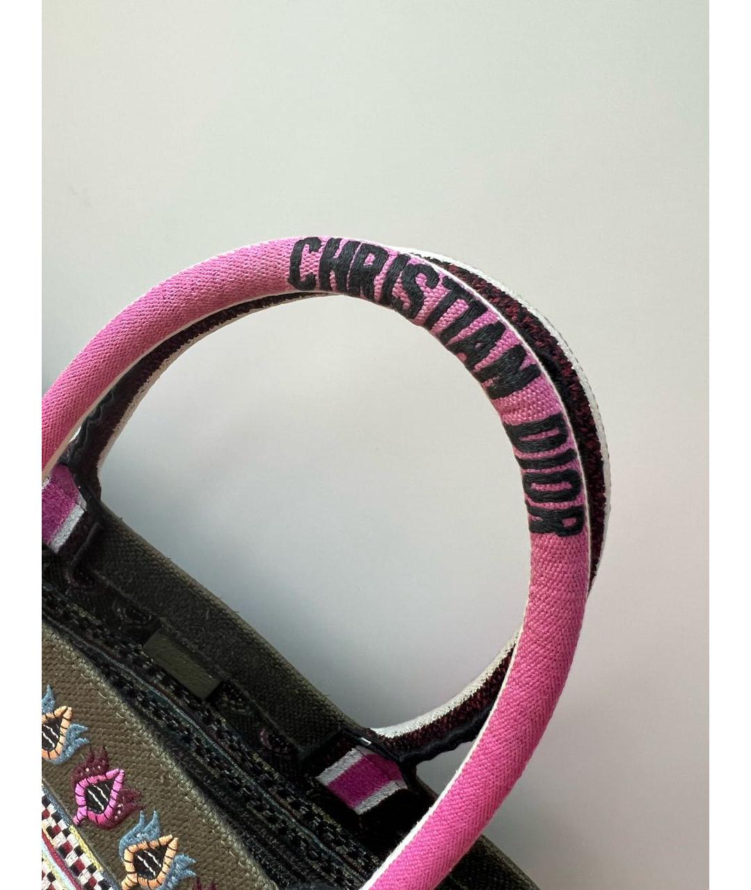 CHRISTIAN DIOR Мульти тканевая сумка тоут, фото 4