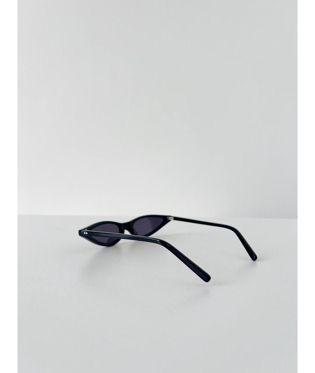 GEORGE KEBURIA Черные пластиковые солнцезащитные очки, фото 6