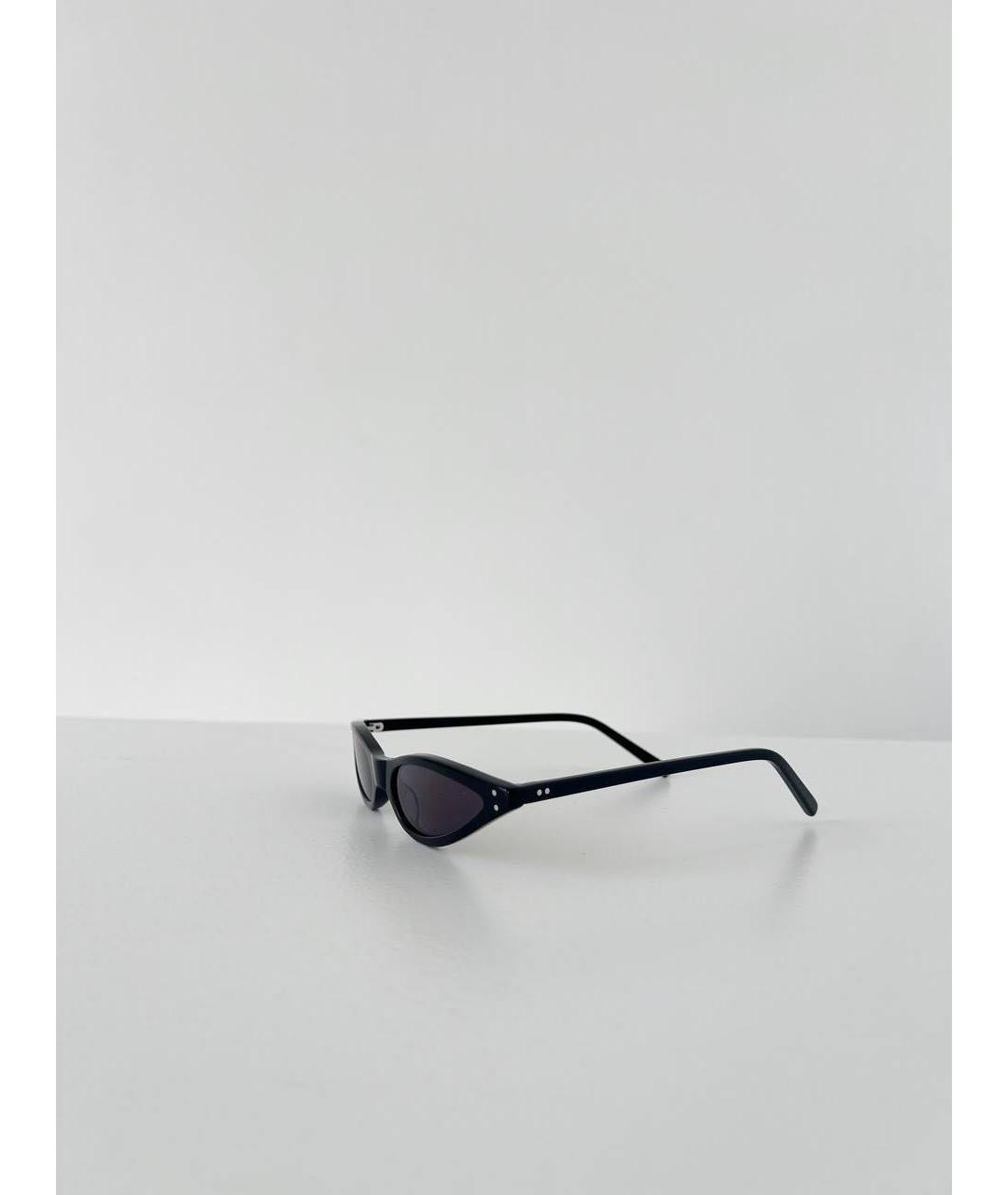 GEORGE KEBURIA Черные пластиковые солнцезащитные очки, фото 3