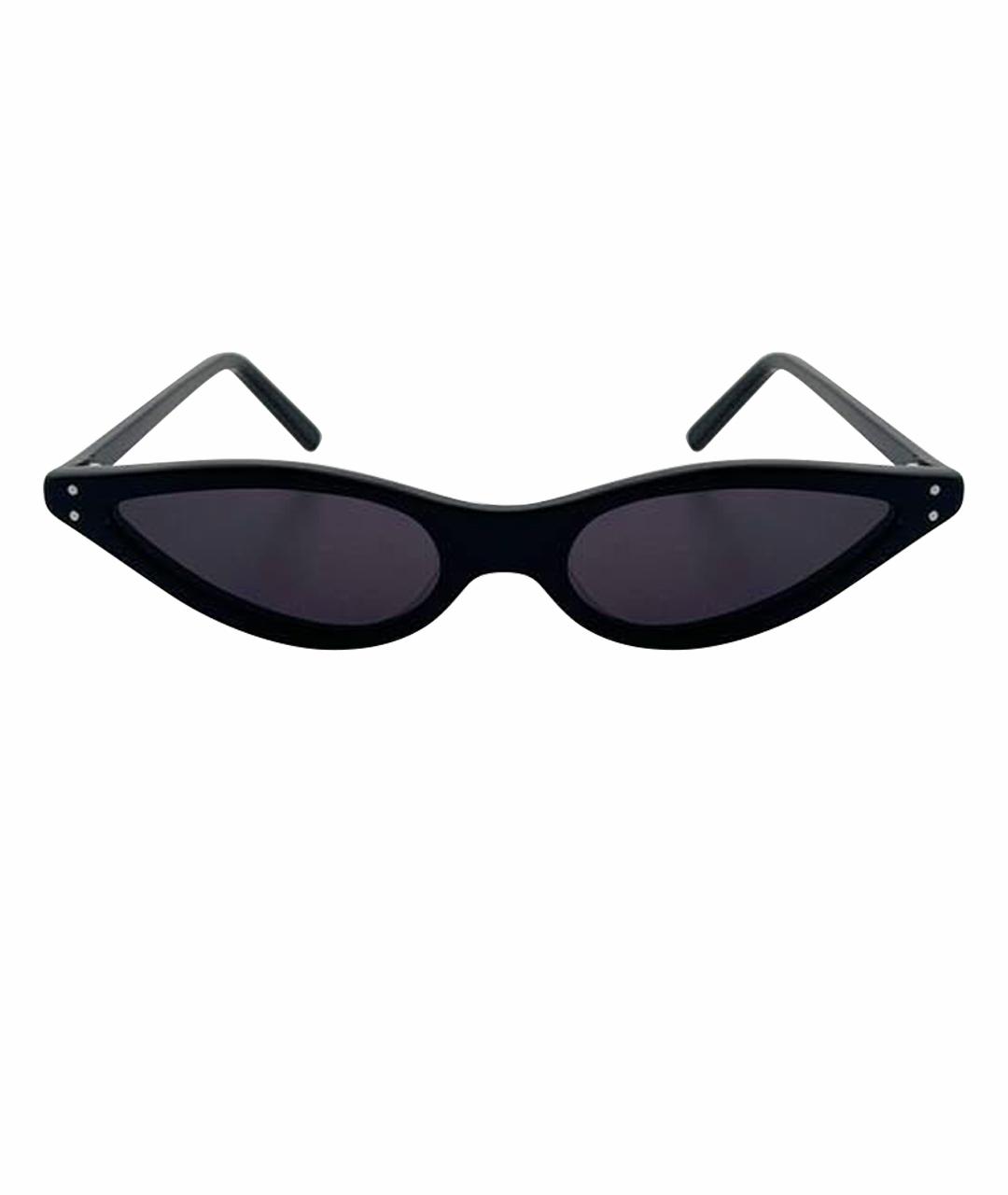 GEORGE KEBURIA Черные пластиковые солнцезащитные очки, фото 1