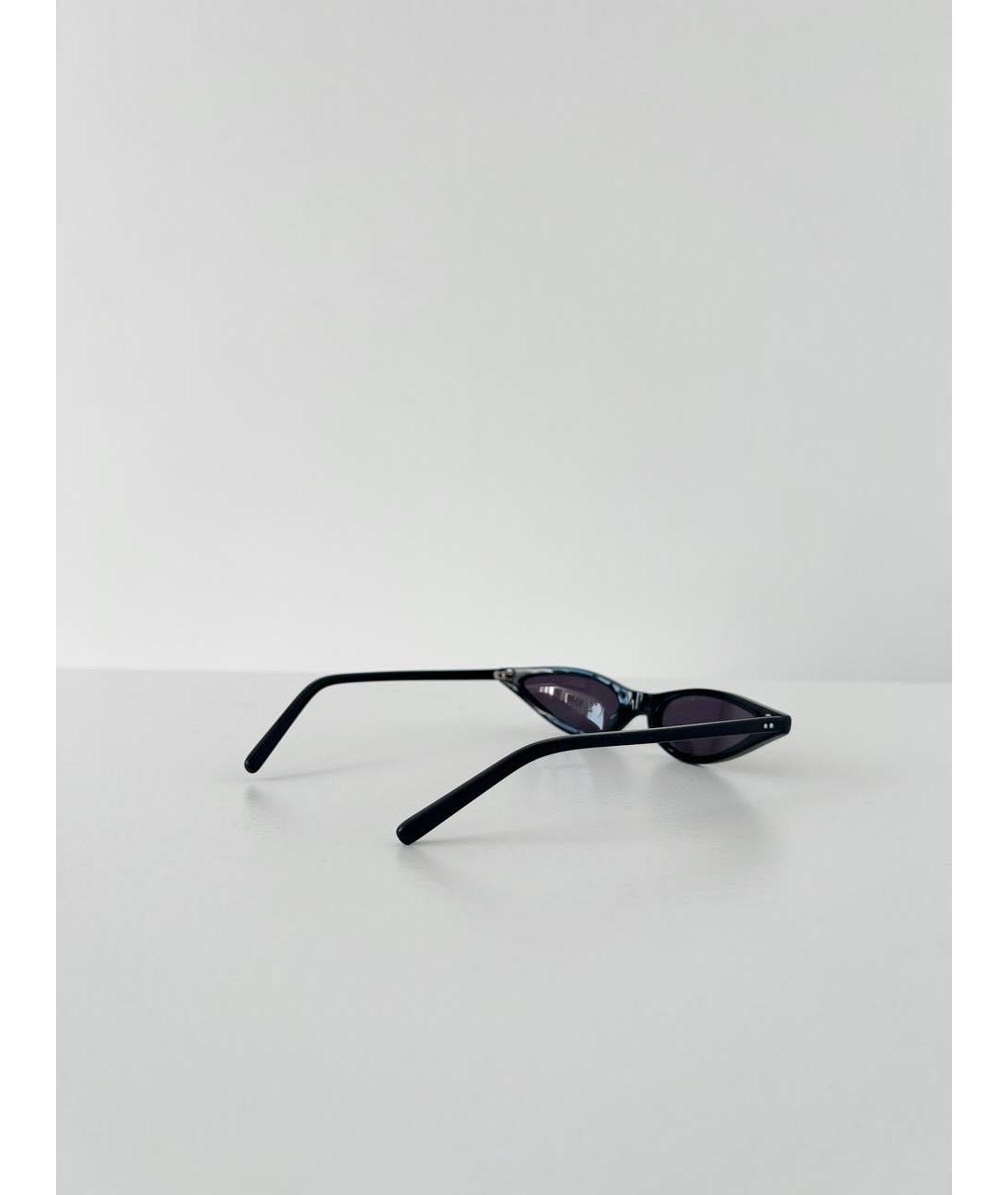 GEORGE KEBURIA Черные пластиковые солнцезащитные очки, фото 7