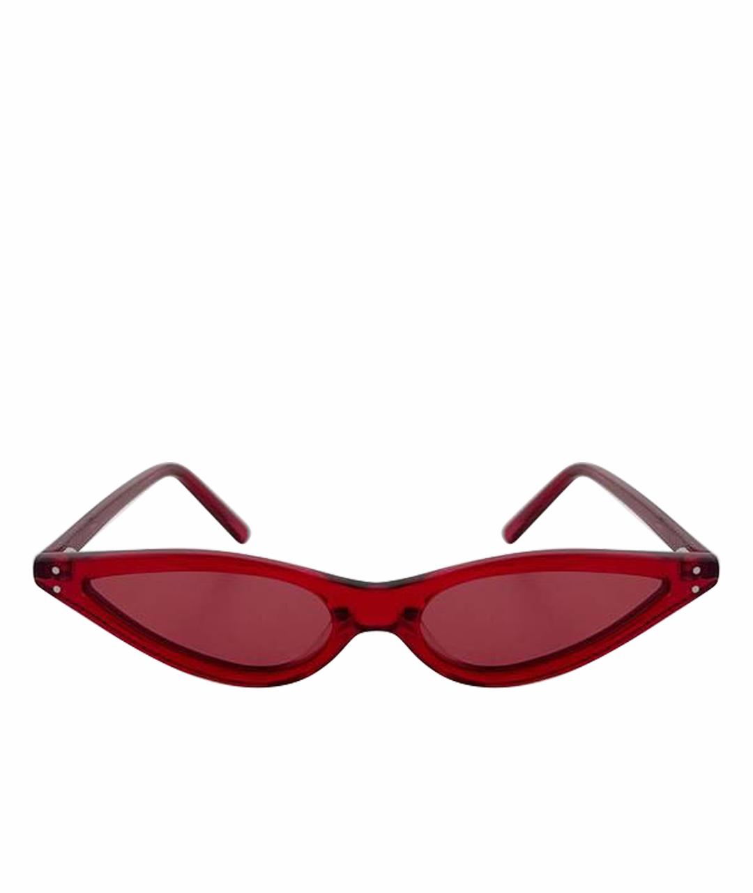 GEORGE KEBURIA Красные пластиковые солнцезащитные очки, фото 1