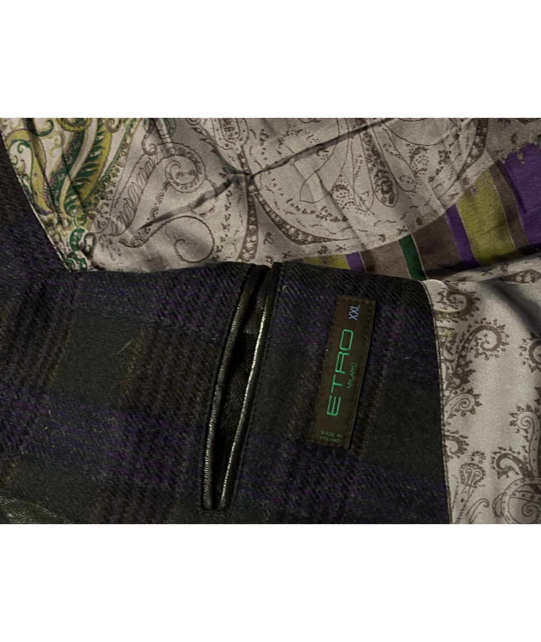 ETRO Коричневая кожаная куртка, фото 5