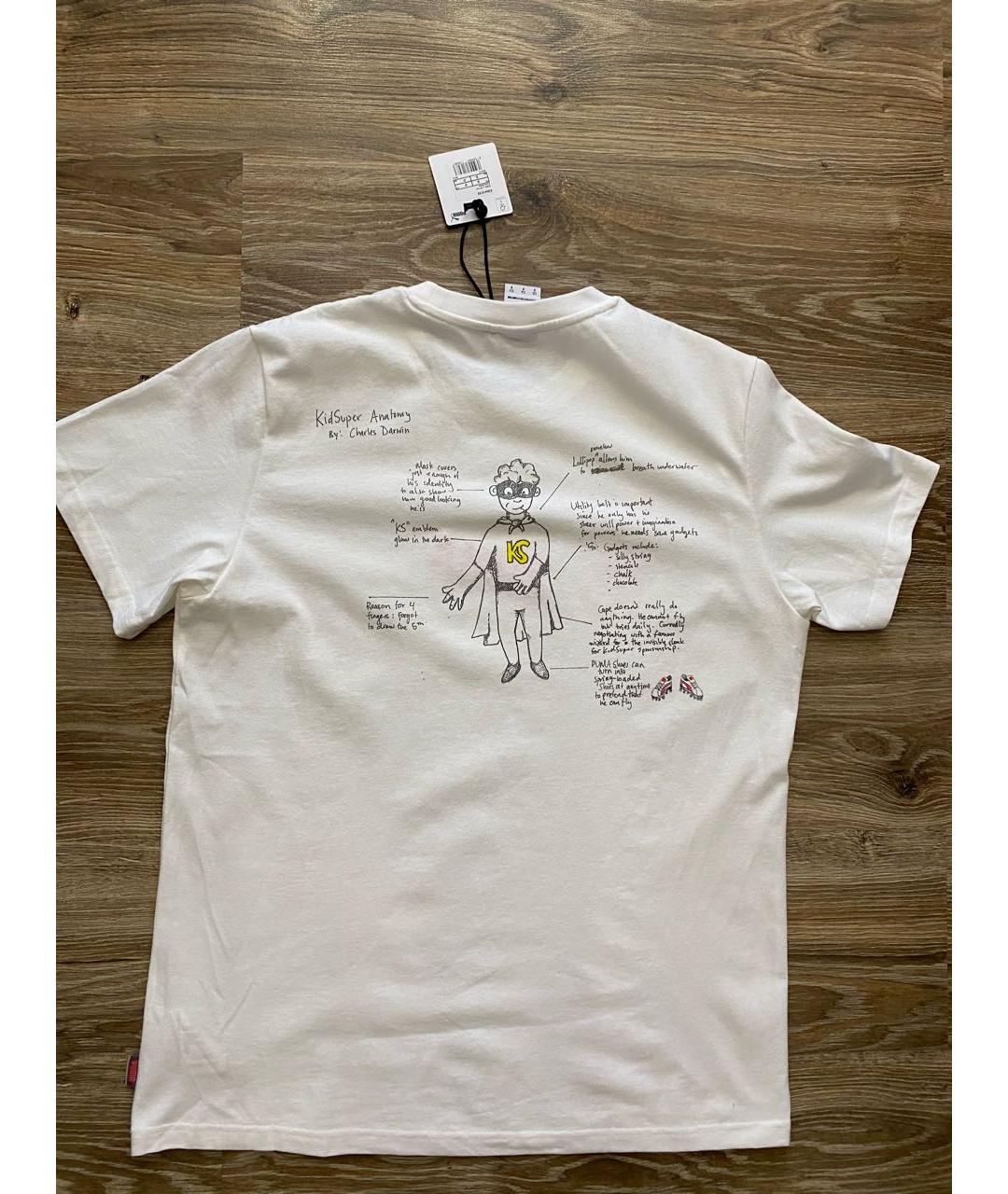 PUMA Белая хлопковая футболка, фото 3