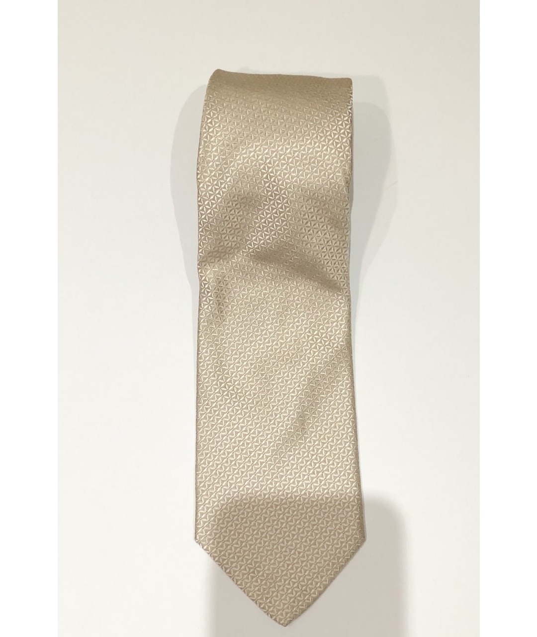 CELINE PRE-OWNED Белый шелковый галстук, фото 4