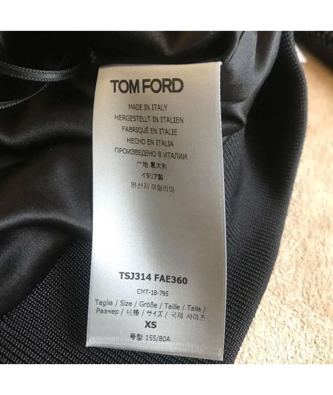 TOM FORD Черный полиамидовый джемпер / свитер, фото 4