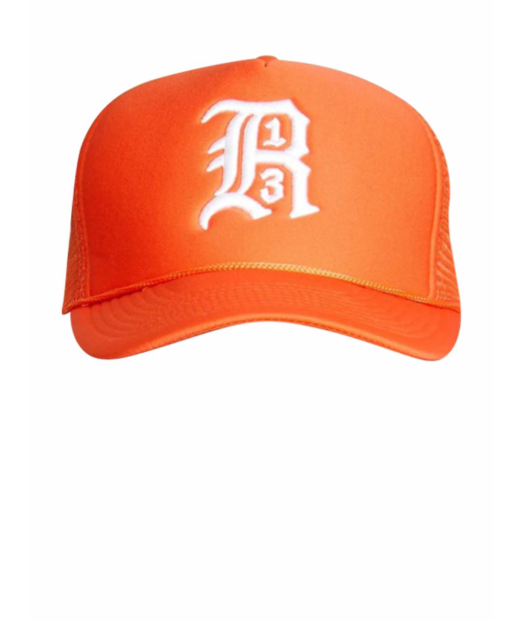 R13 Оранжевая синтетическая кепка, фото 1