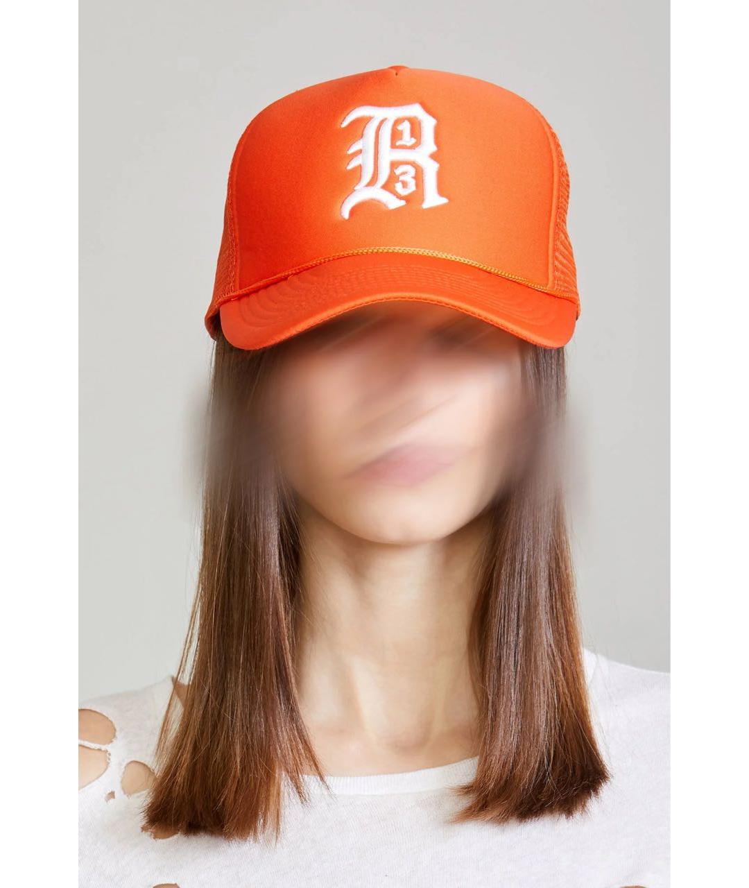 R13 Оранжевая синтетическая кепка, фото 8