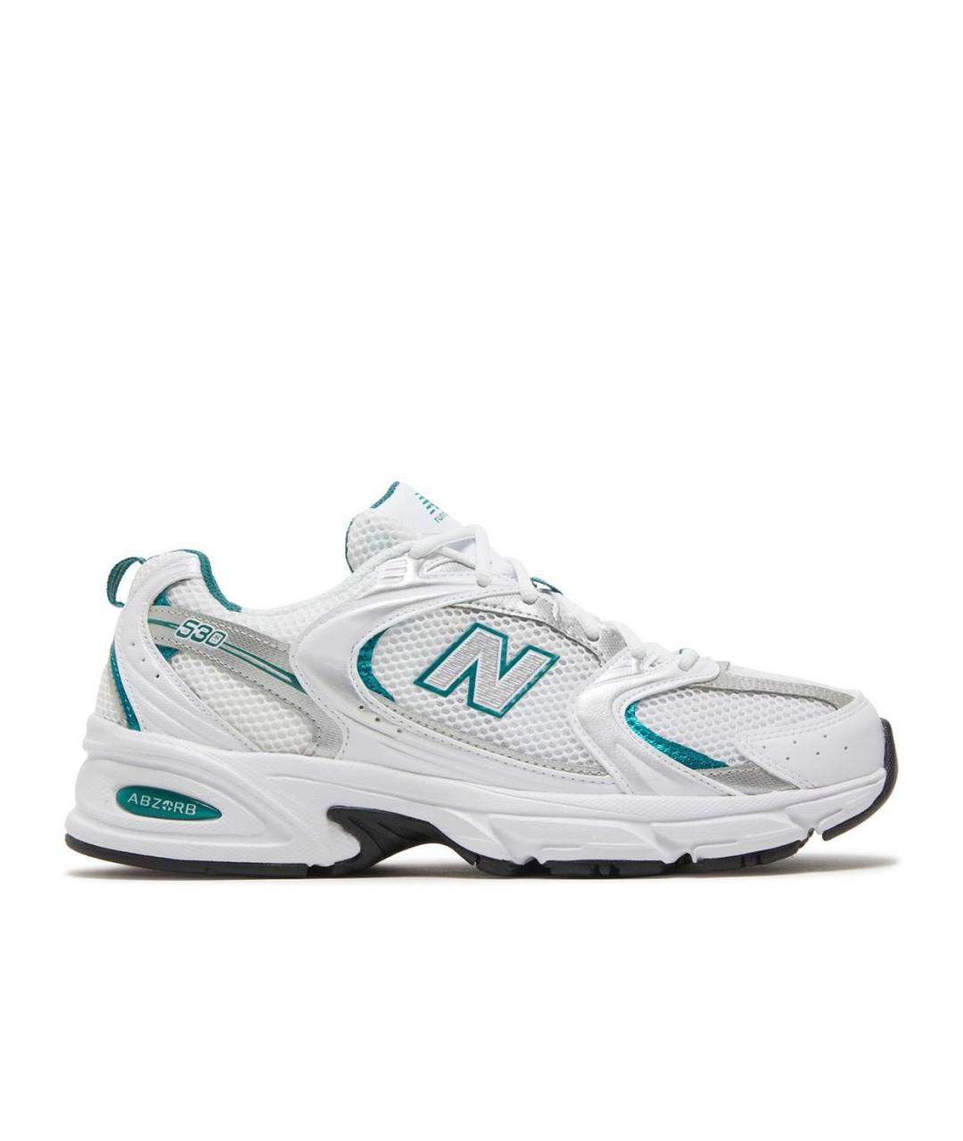 NEW BALANCE Белые текстильные кроссовки, фото 1