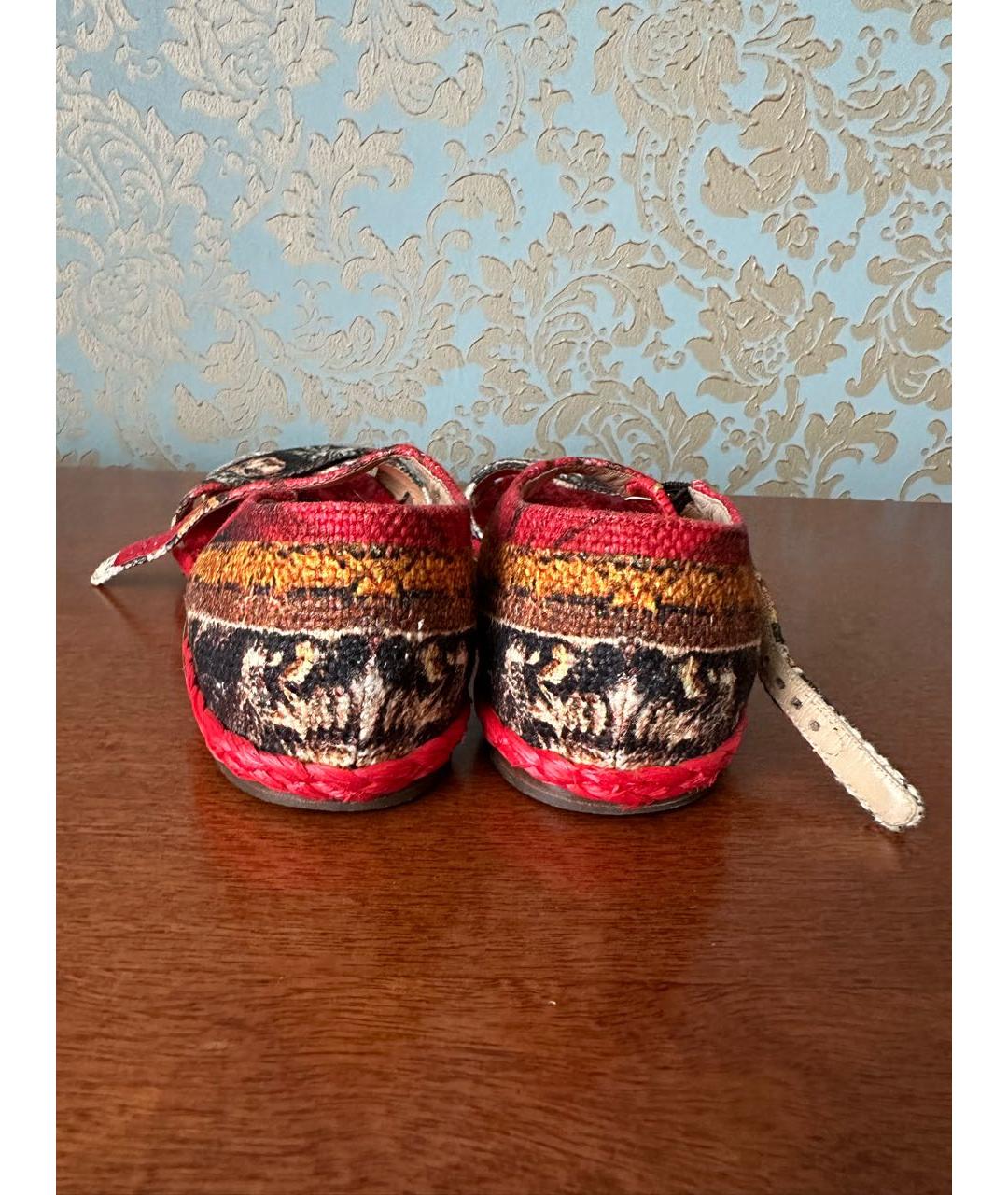 DOLCE&GABBANA Мульти текстильные эспадрильи, фото 4