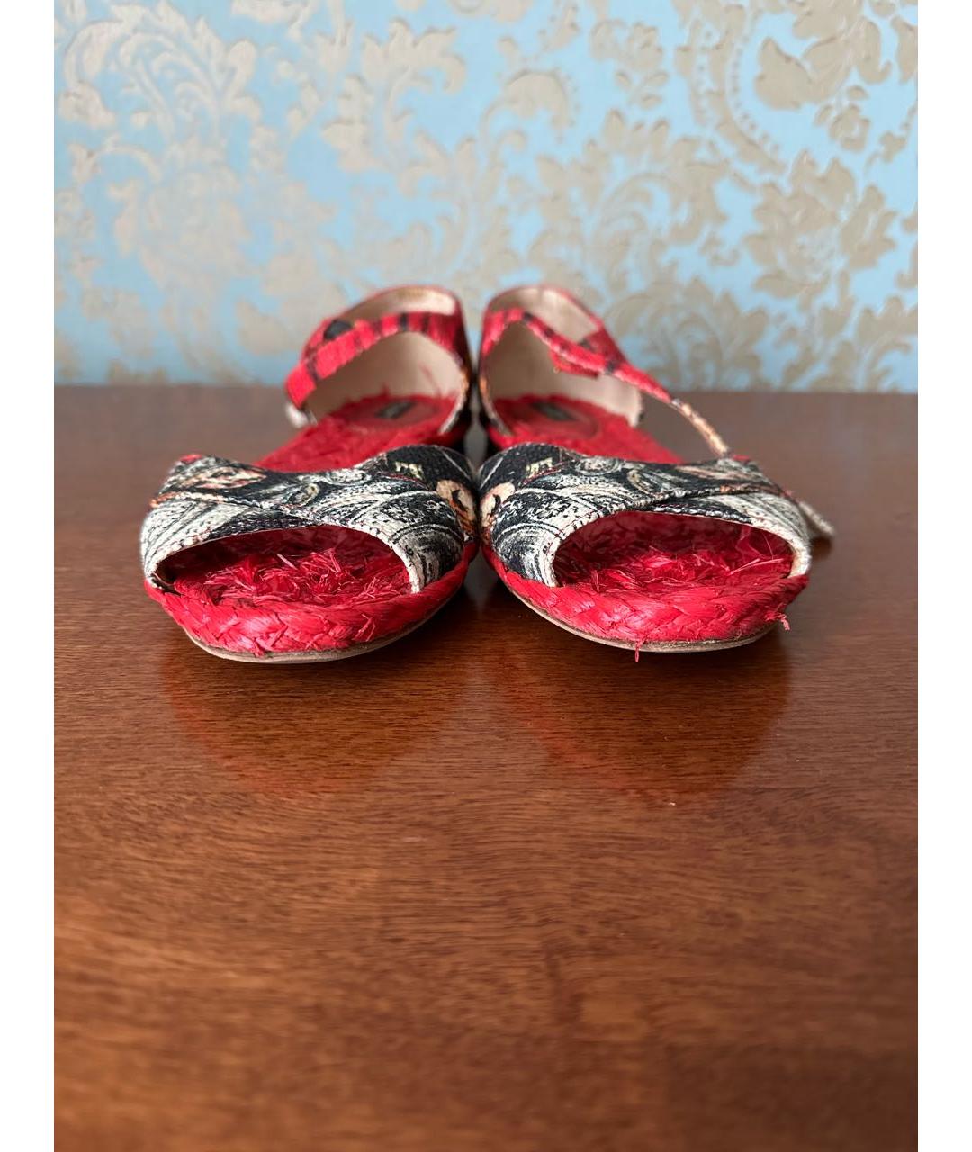 DOLCE&GABBANA Мульти текстильные эспадрильи, фото 5