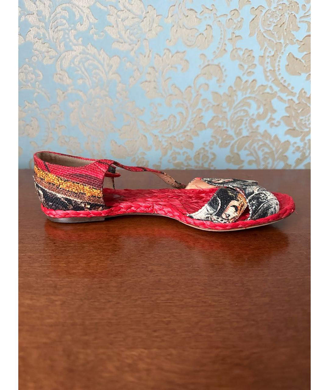 DOLCE&GABBANA Мульти текстильные эспадрильи, фото 7