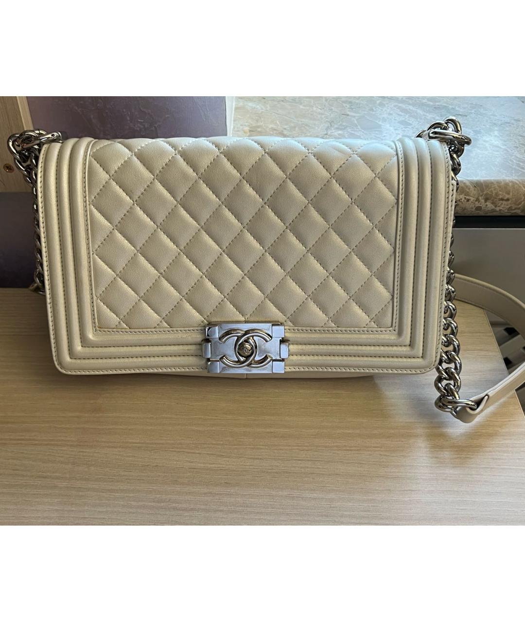 CHANEL Кожаная сумка через плечо, фото 8