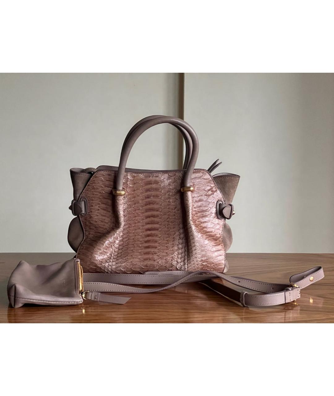 NINA RICCI Сумка через плечо из экзотической кожи, фото 8