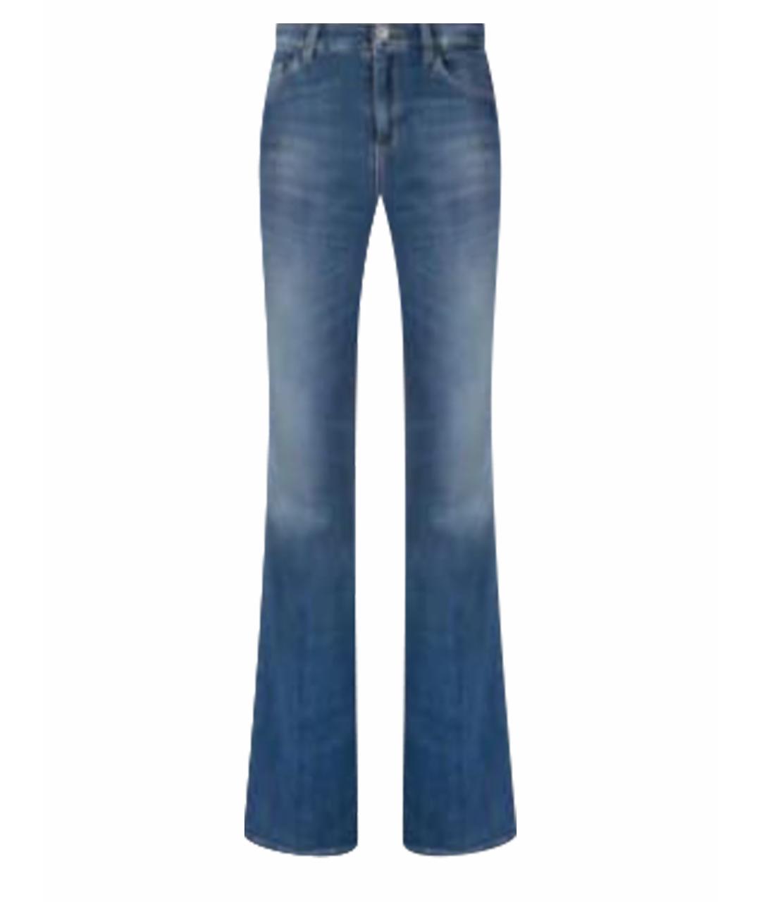 LIU JO Синие хлопко-эластановые джинсы клеш, фото 1