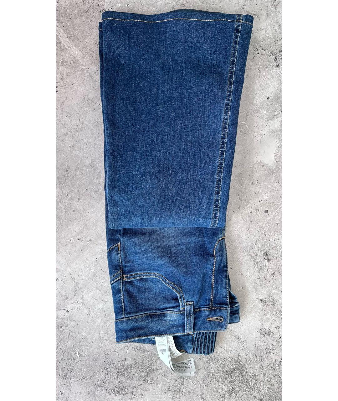 LIU JO Синие хлопко-эластановые джинсы клеш, фото 7