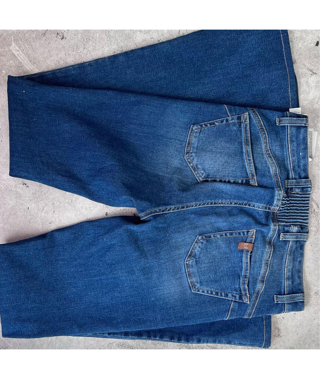 LIU JO Синие хлопко-эластановые джинсы клеш, фото 6