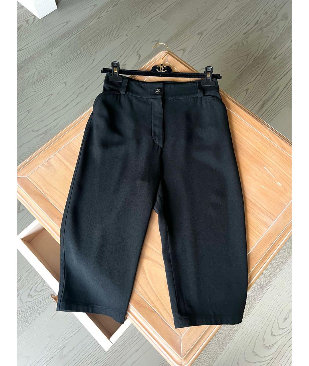CHANEL PRE-OWNED Черные шорты, фото 6