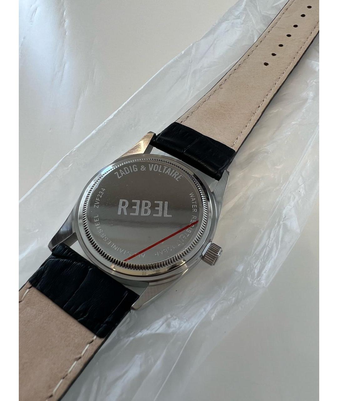 ZADIG & VOLTAIRE Черные стальные часы, фото 7