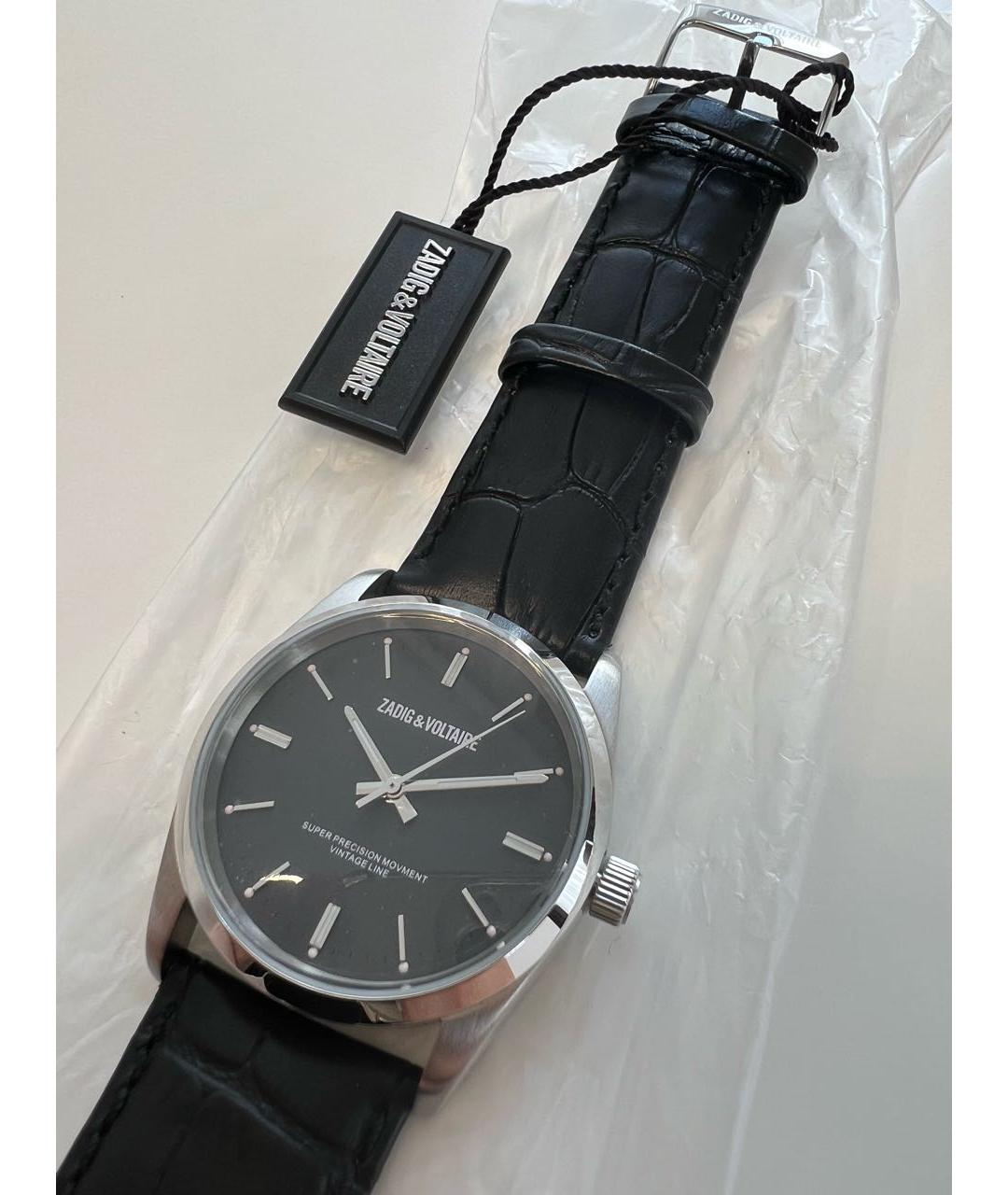 ZADIG & VOLTAIRE Черные стальные часы, фото 6