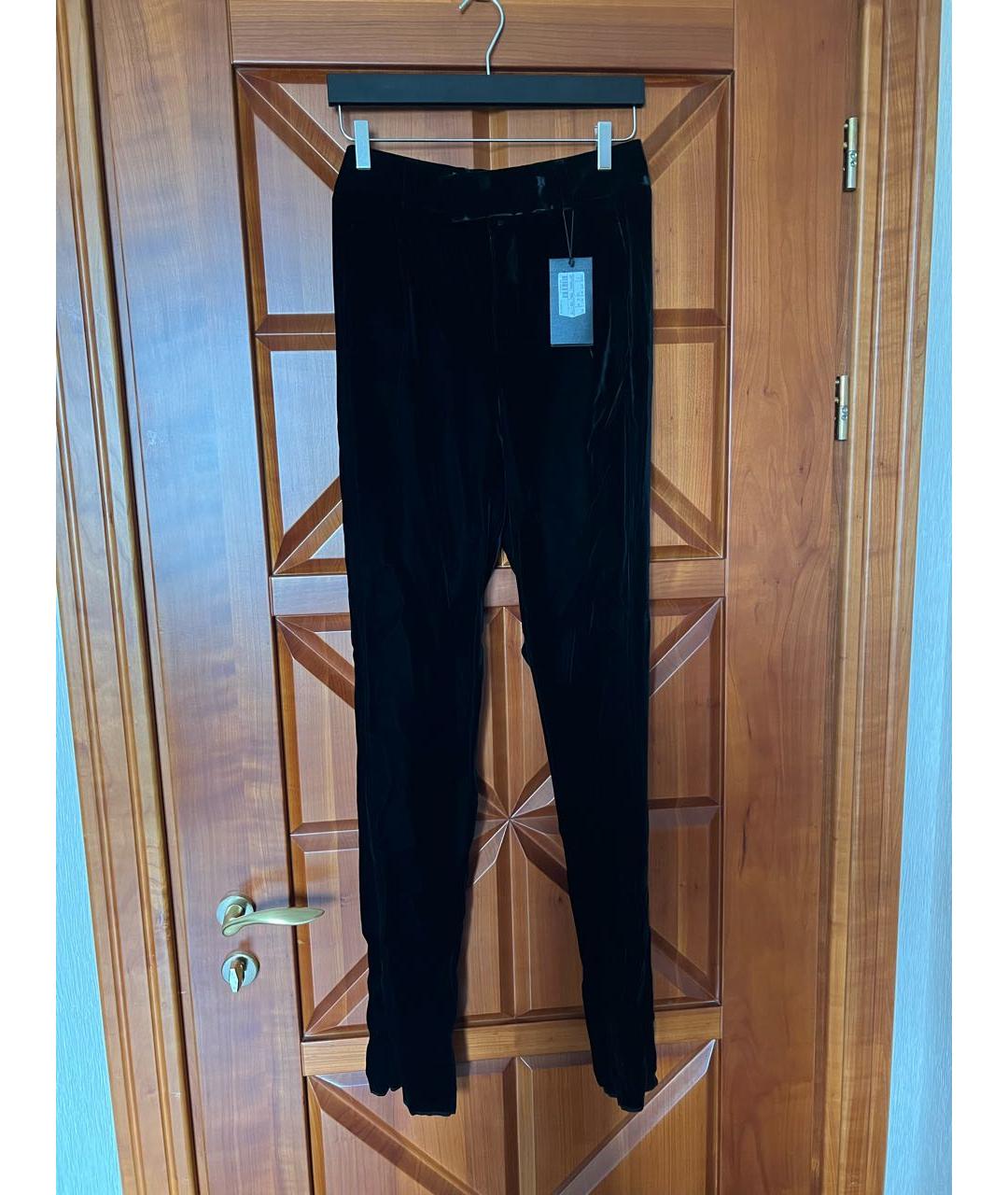 SAINT LAURENT Черный бархатный костюм с брюками, фото 2