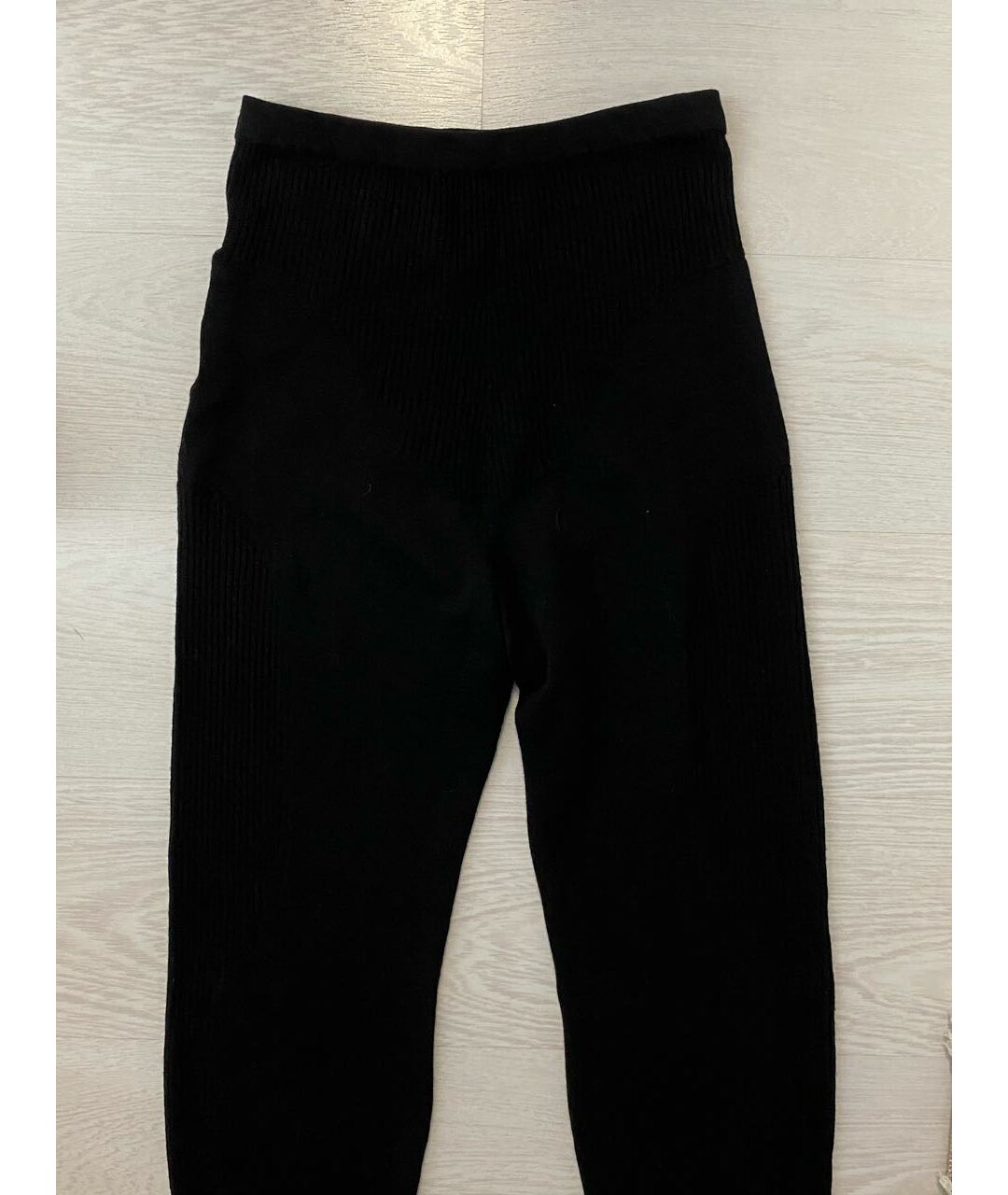 RICK OWENS Черные хлопковые брюки узкие, фото 5