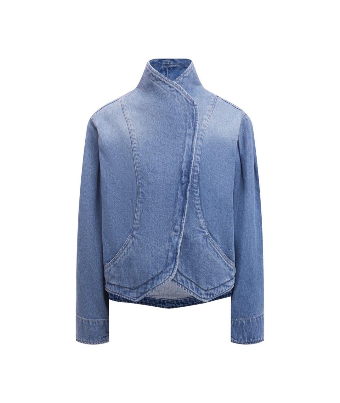 ISABEL MARANT Синяя хлопковая куртка, фото 9