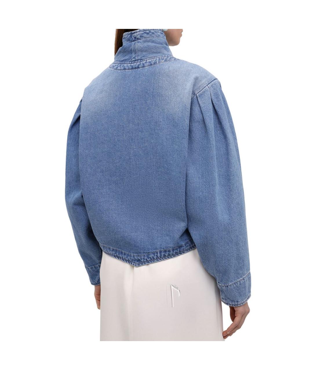 ISABEL MARANT Синяя хлопковая куртка, фото 8
