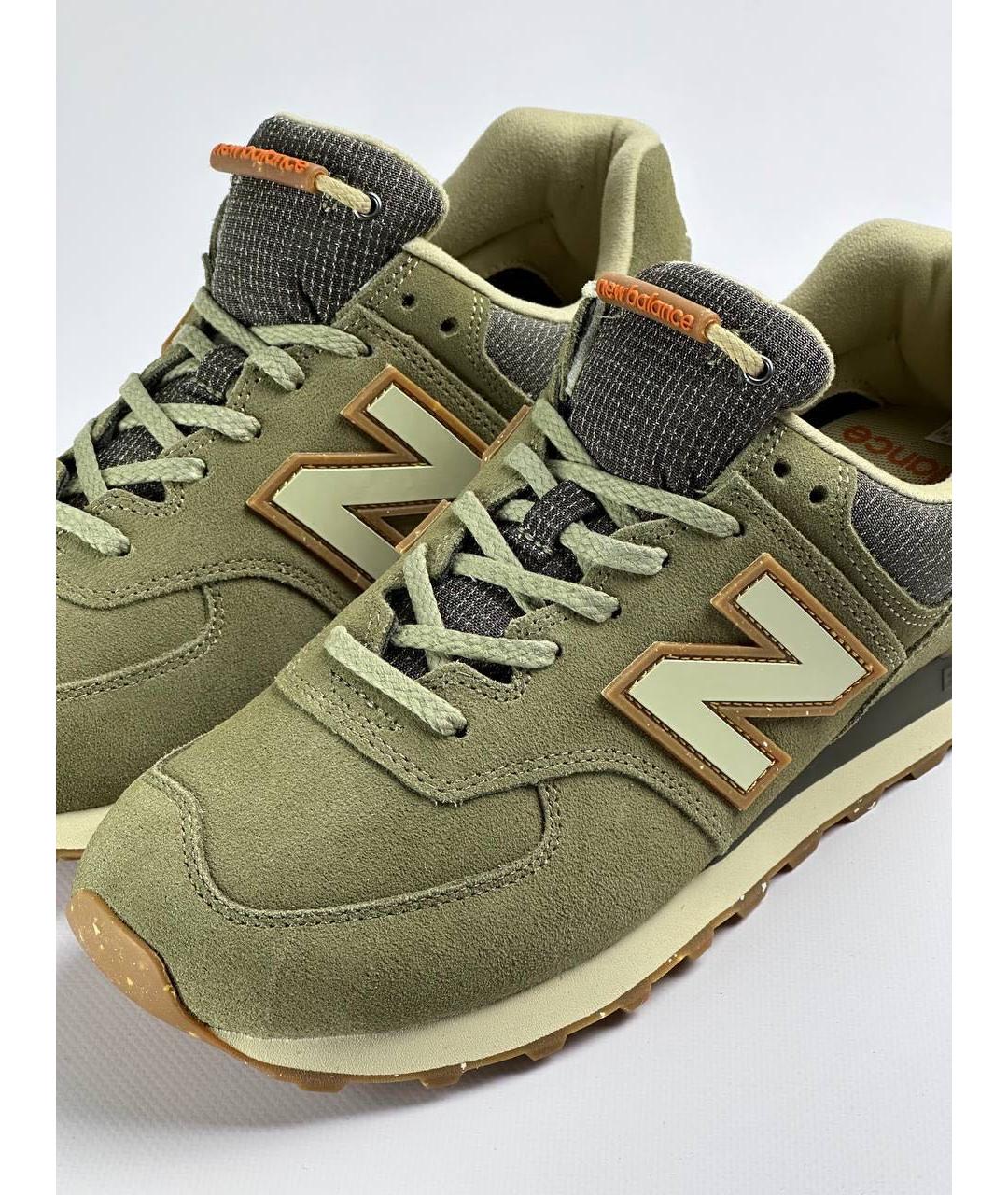 NEW BALANCE Хаки низкие кроссовки / кеды, фото 2
