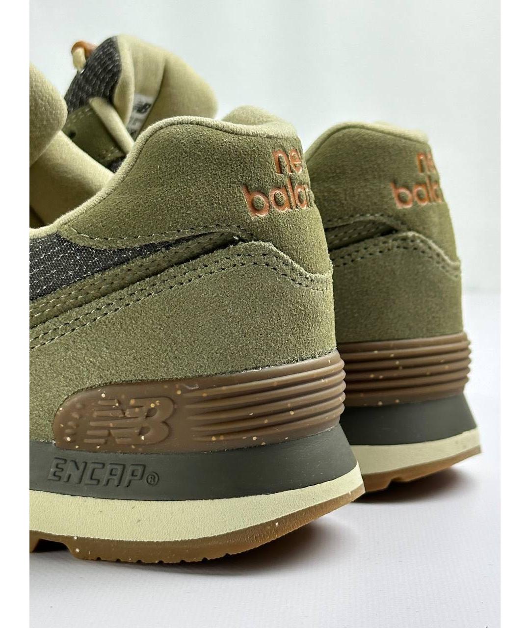 NEW BALANCE Хаки низкие кроссовки / кеды, фото 4