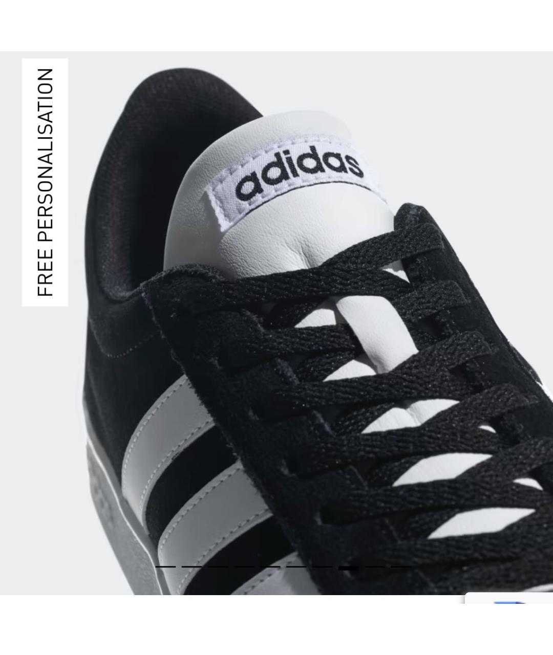 ADIDAS Черные замшевые кроссовки, фото 8