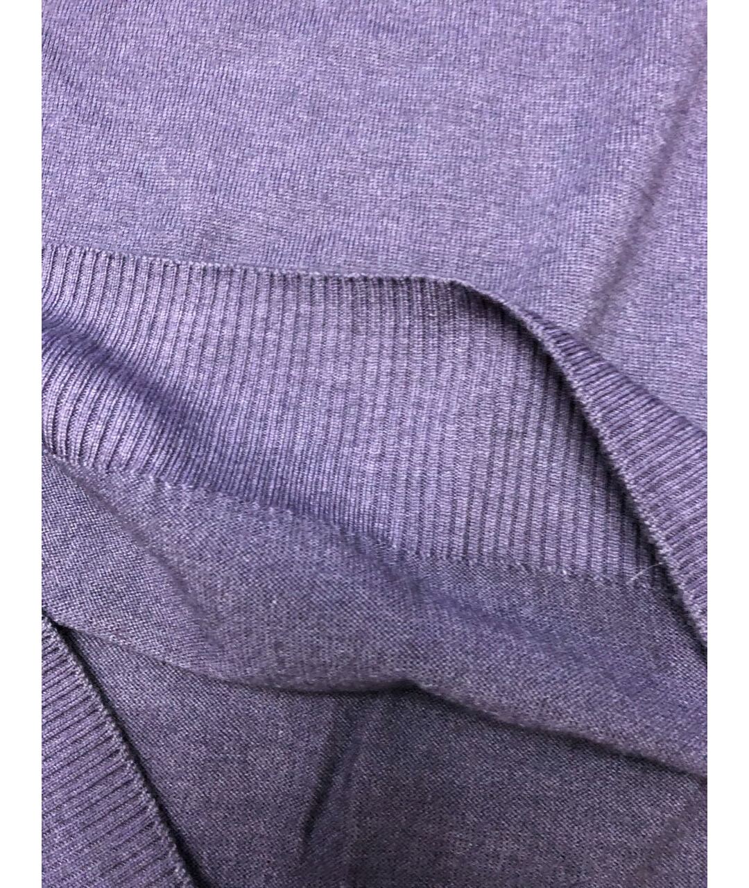 CP COMPANY Фиолетовый шерстяной джемпер / свитер, фото 5