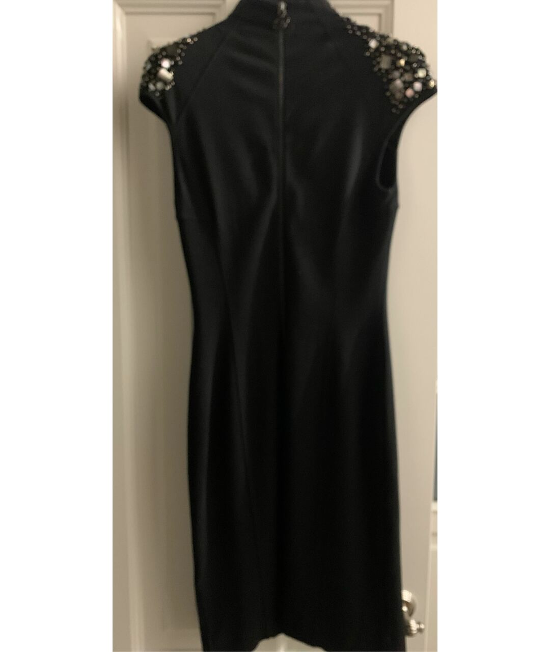 BLUMARINE Черное вискозное коктейльное платье, фото 2