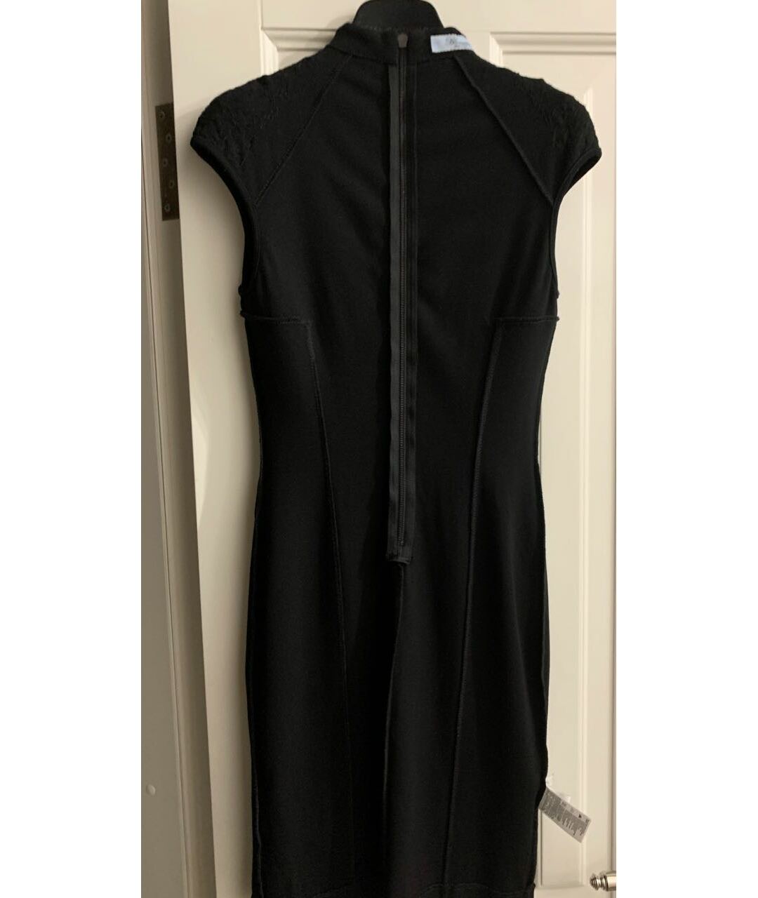 BLUMARINE Черное вискозное коктейльное платье, фото 3