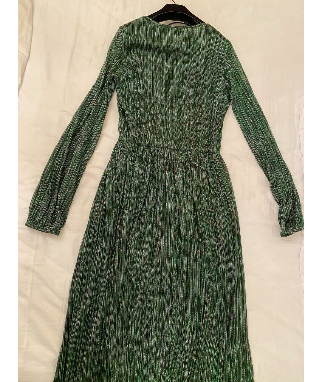 RASARIO Зеленые шелковое вечернее платье, фото 2