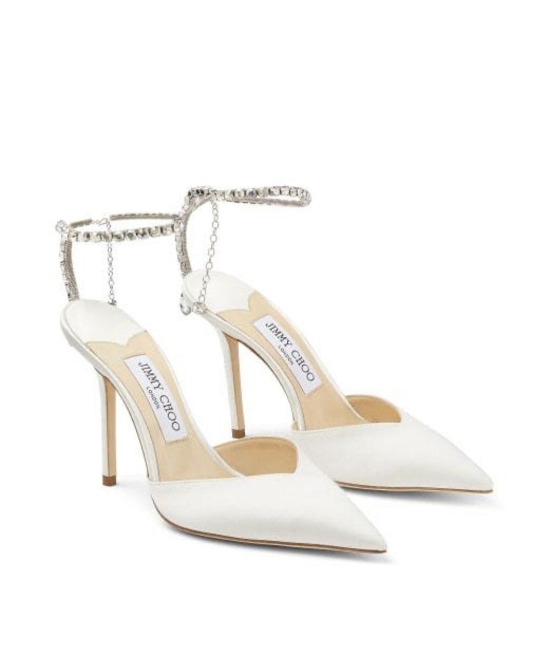 JIMMY CHOO Белые туфли, фото 4