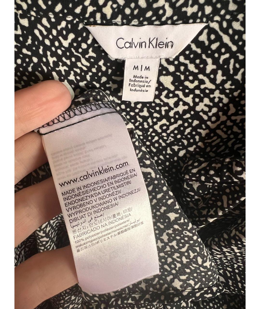 CALVIN KLEIN Черная блузы, фото 3