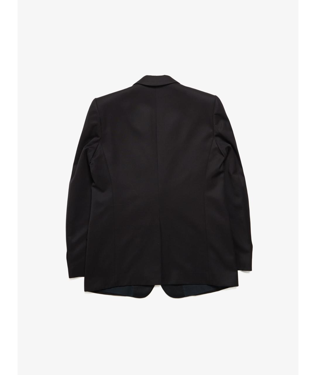 BALMAIN Черный шерстяной пиджак, фото 2