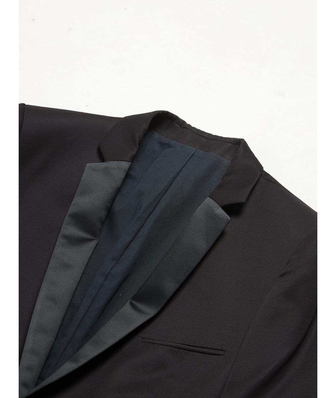 BALMAIN Черный шерстяной пиджак, фото 4