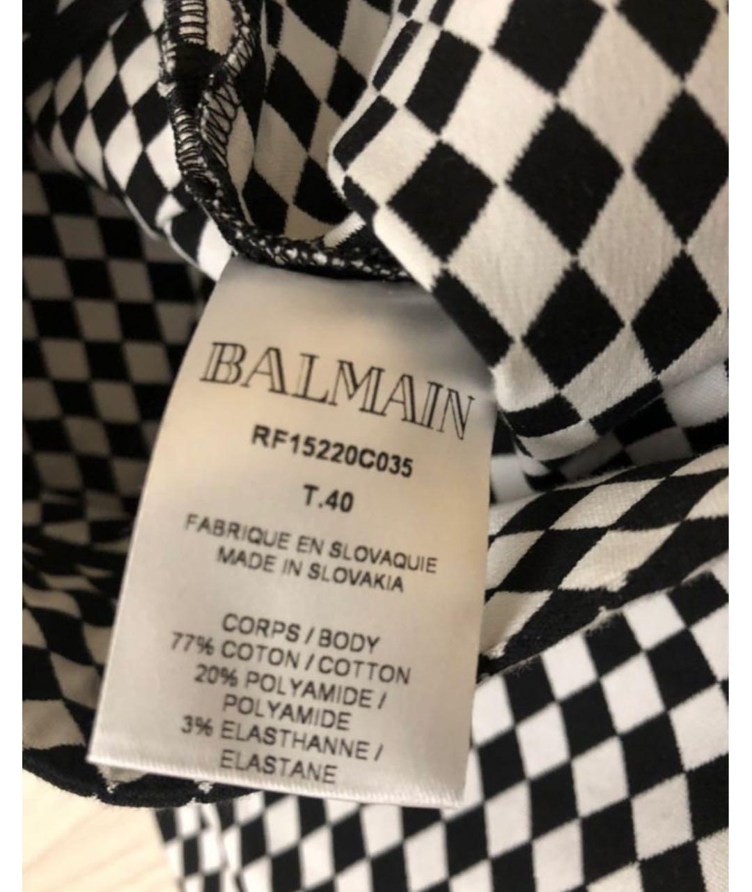 BALMAIN Хлопковые брюки узкие, фото 3