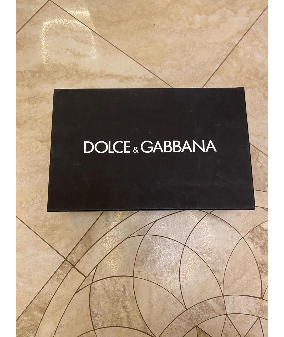 DOLCE&GABBANA Черные туфли, фото 7