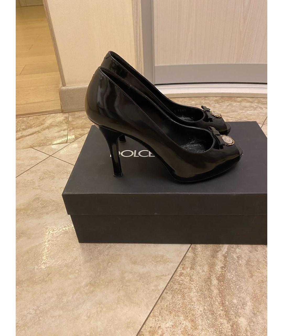 DOLCE&GABBANA Черные туфли, фото 9