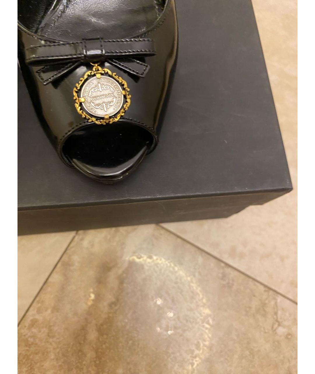 DOLCE&GABBANA Черные туфли, фото 8